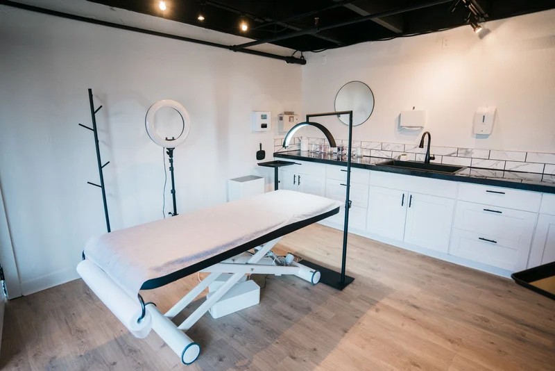 Professional wellness treatment room